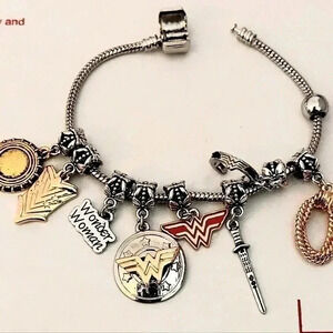 Wonder Woman Charm Hot Bracelet